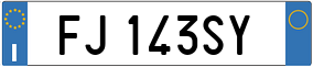 Truck License Plate